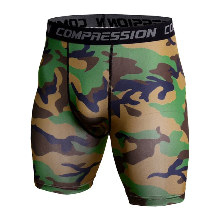 Mens Quick Dry Compression Shorts