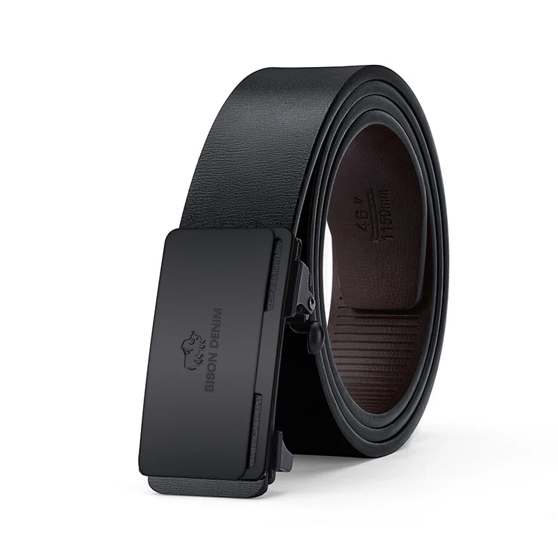Mens Leather Ratchet Belt