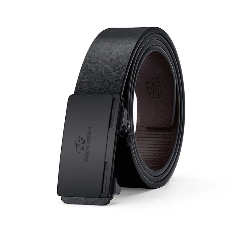 Mens Leather Ratchet Belt