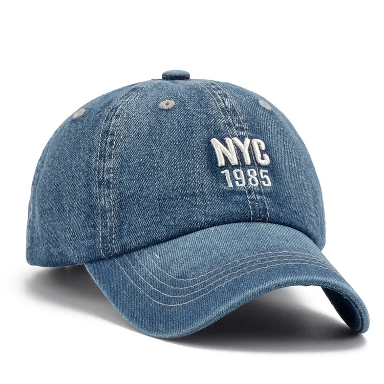 Denim Snapback Cap