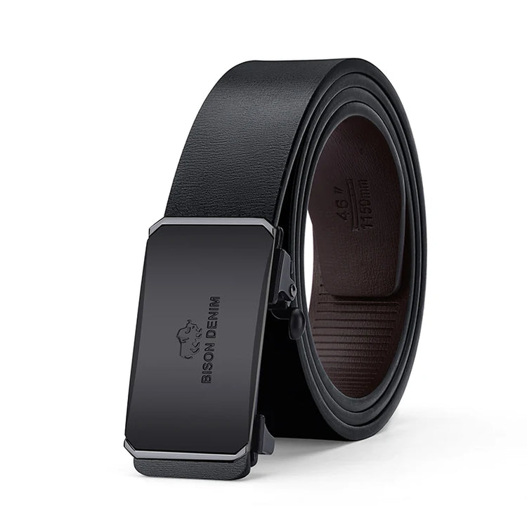 Mens Leather Ratchet Belt