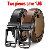 Mens Genuine Leather Ratchet Belt