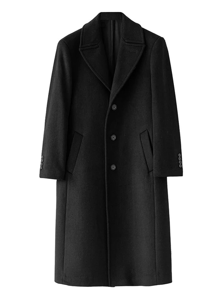 Wool Blend Trench Coat
