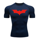 Mens Bat Print Compression Shirt