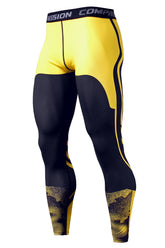 Mens Quick Dry Compression Running Tights