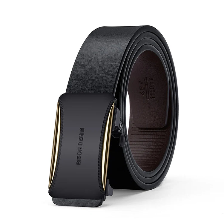 Mens Leather Ratchet Belt