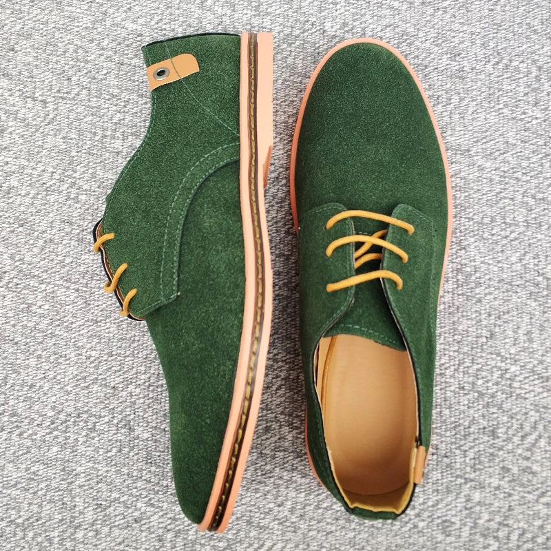Mens Suede Oxford Dress Shoes