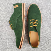 Mens Suede Oxford Dress Shoes