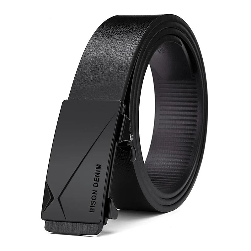 Mens Leather Ratchet Belt