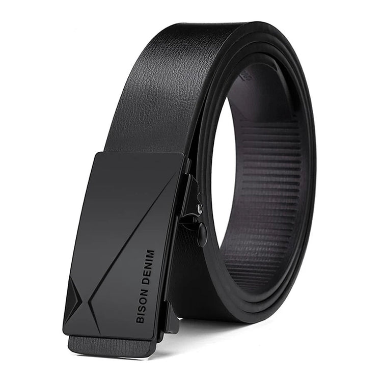 Mens Leather Ratchet Belt
