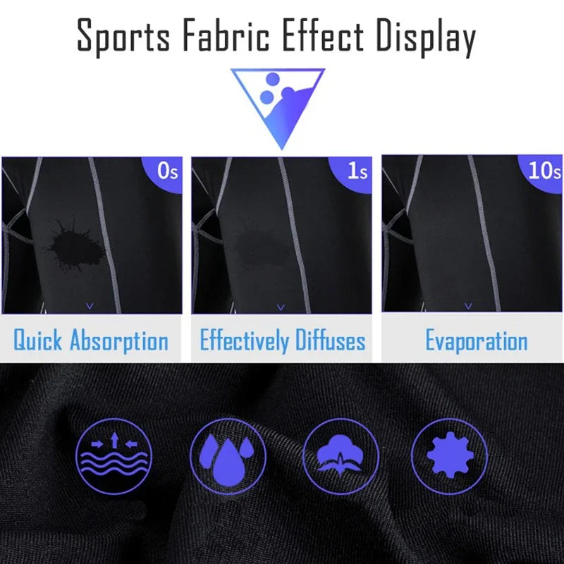 Mens Compression Running Tights