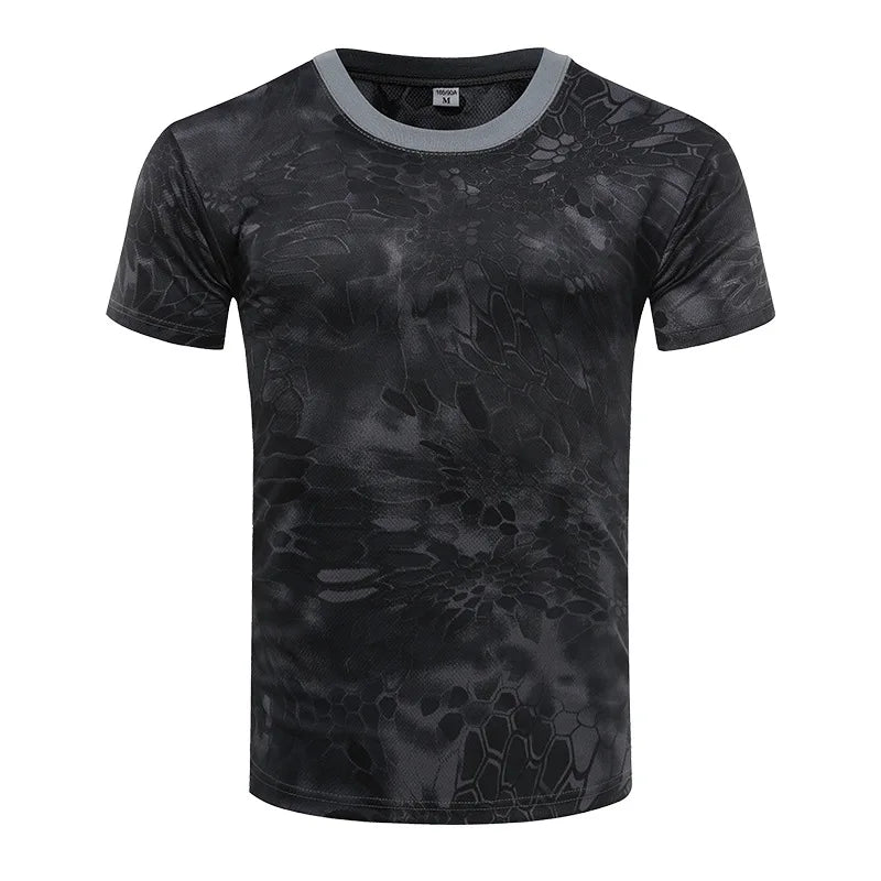 Mens Quick Dry Tactical T Shirt