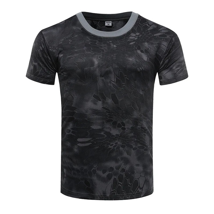 Mens Quick Dry Tactical T Shirt