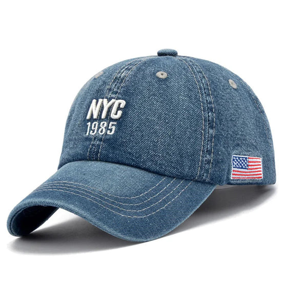 Denim Snapback Cap