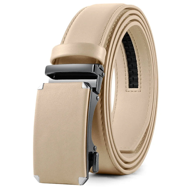 Mens Genuine Leather Ratchet Belt