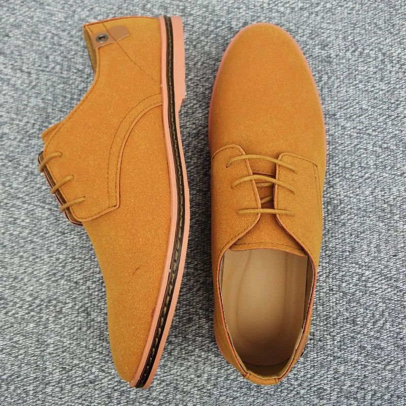 Mens Suede Oxford Dress Shoes