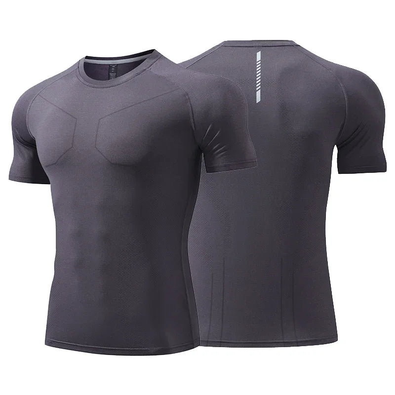 Mens Breathable Running Training T Shirt