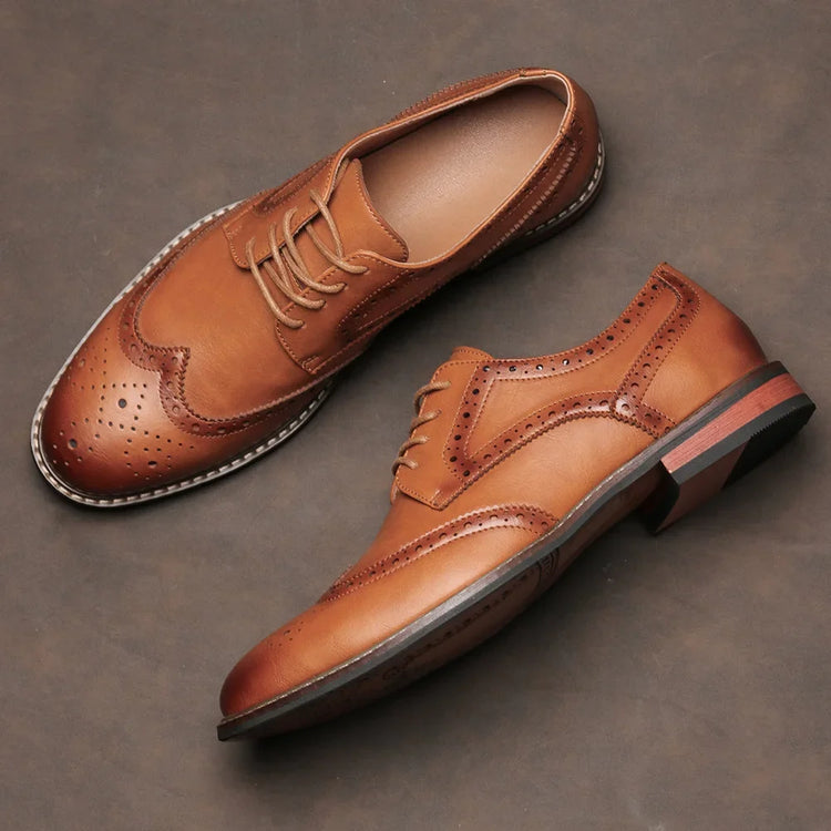 Mens Brogue Dress Shoes