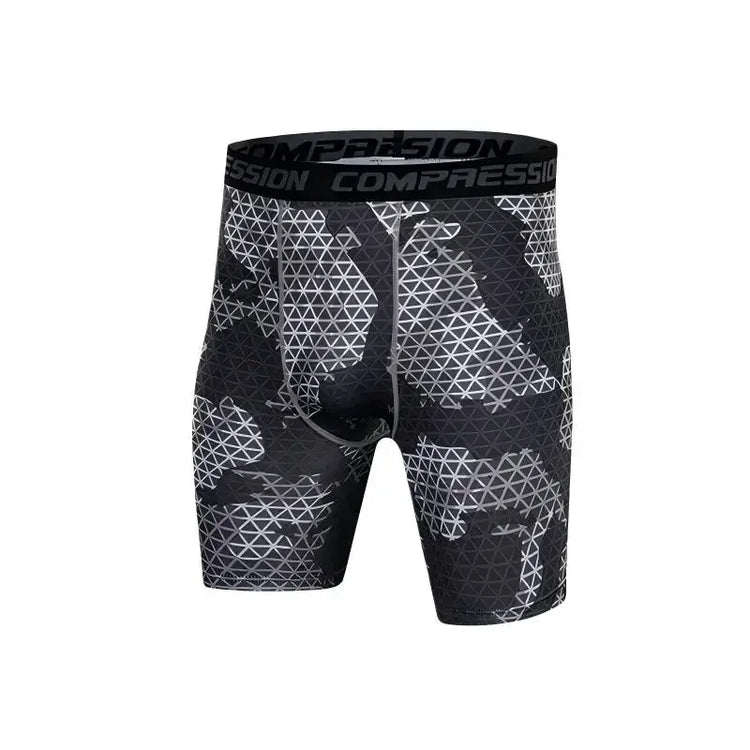 Mens Quick Dry Compression Shorts