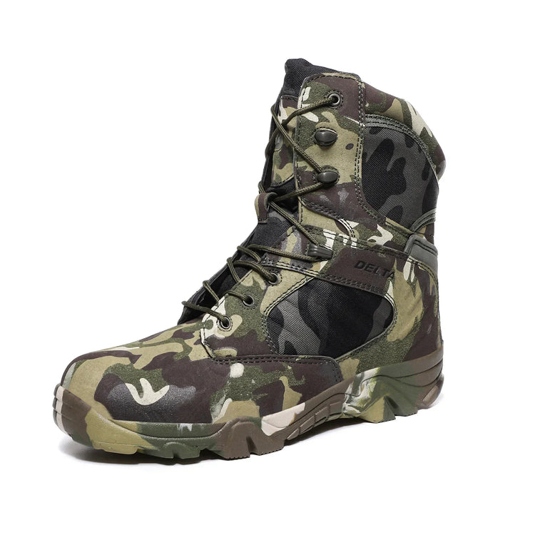 Mens Winter Tactical Ankle Boots