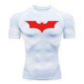 Mens Bat Print Compression Shirt