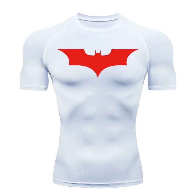 Mens Bat Print Compression Shirt