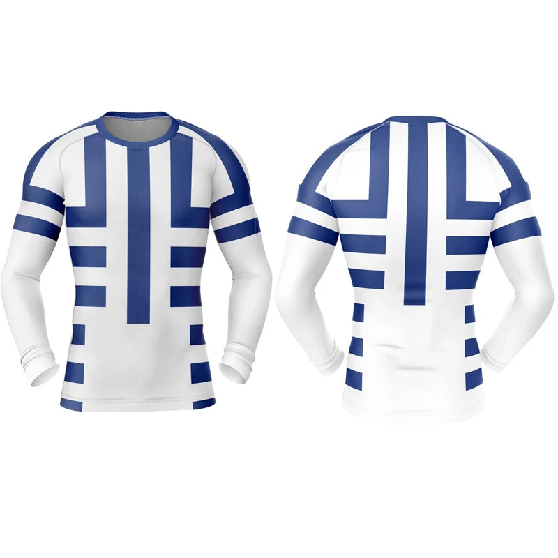 Mens Anime Compression Rash Guard