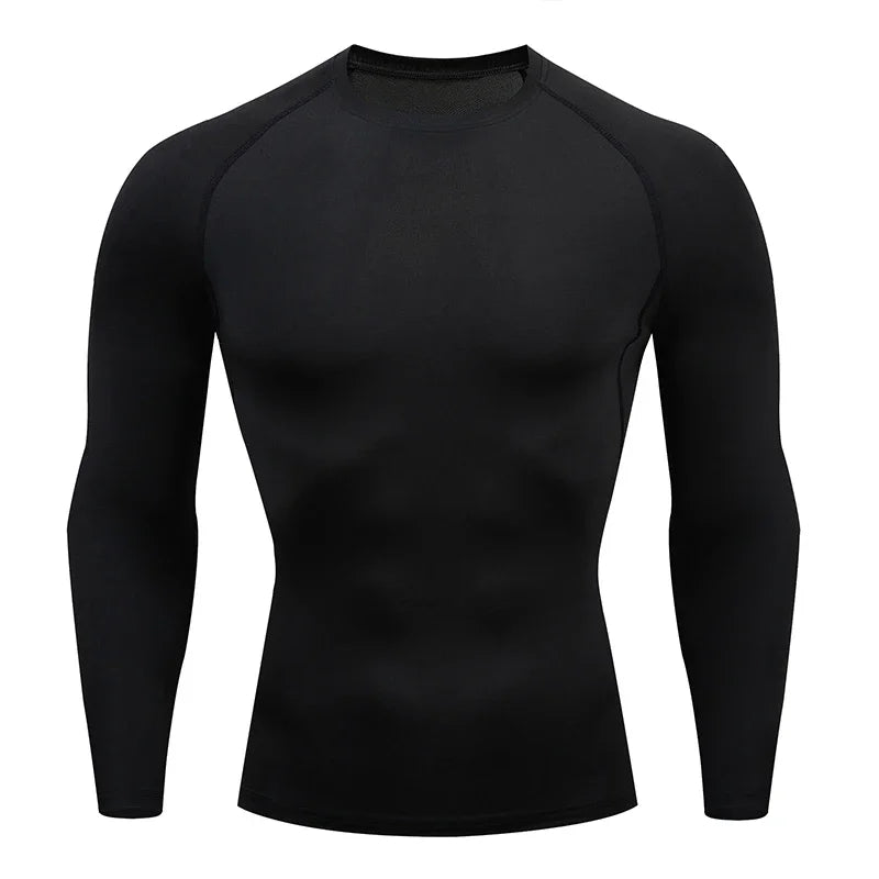 Mens Long Sleeve Compression Shirt
