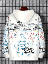 Graffiti Print Hoodie