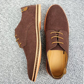 Mens Suede Oxford Dress Shoes