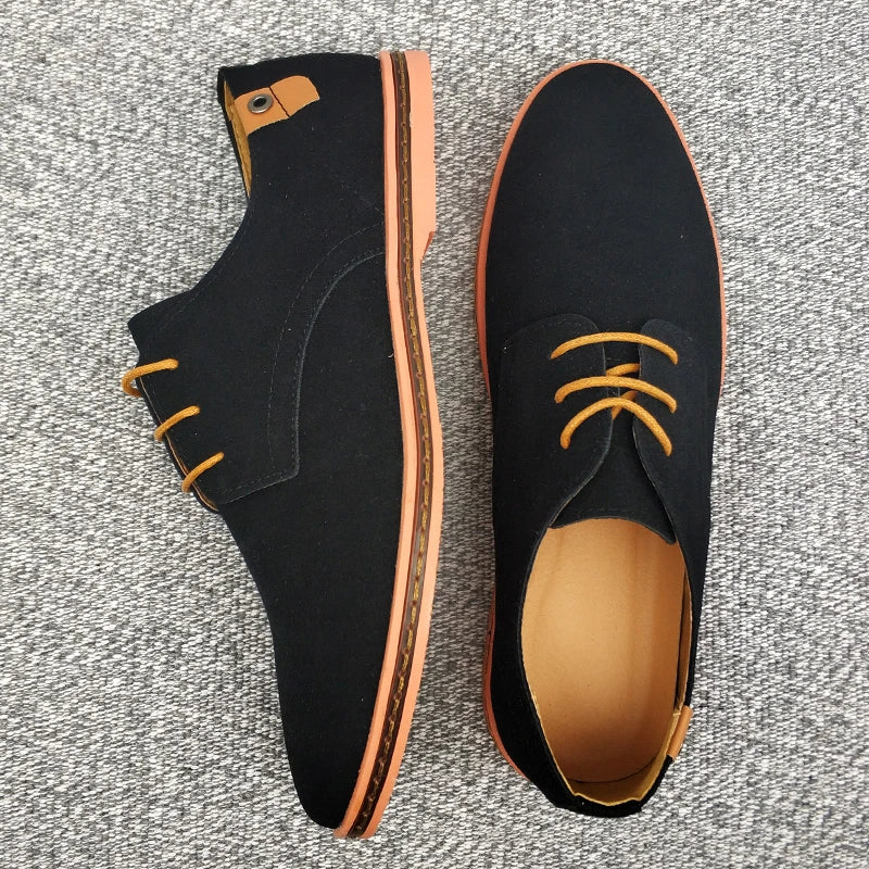 Mens Suede Oxford Dress Shoes