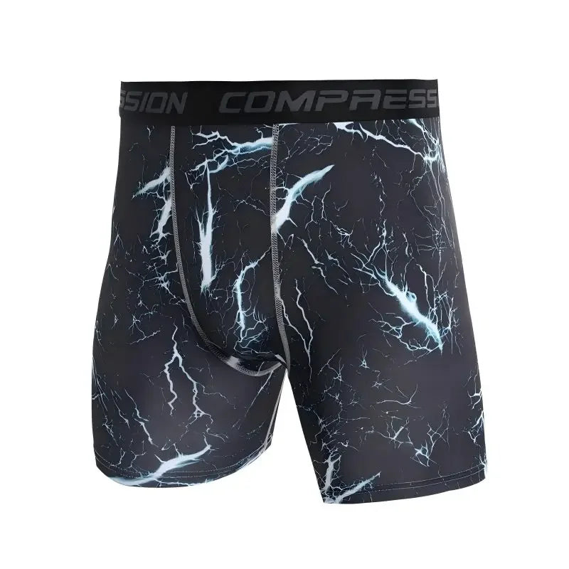 Mens Quick Dry Compression Shorts