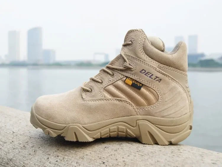 Mens Winter Tactical Ankle Boots