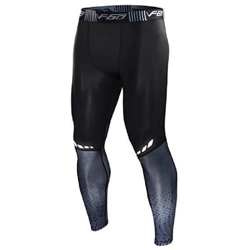 Mens Quick Dry Compression Running Tights