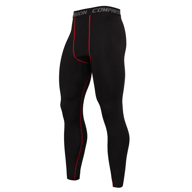 Mens Quick Dry Compression Running Tights