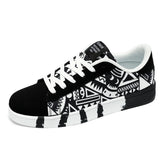 Mens Graffiti Canvas Sneakers
