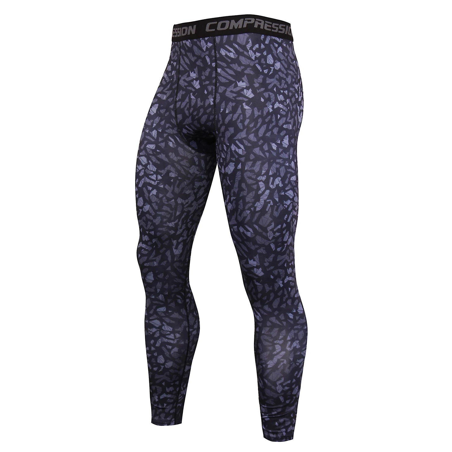 Mens Quick Dry Compression Running Tights