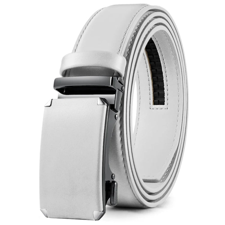 Mens Genuine Leather Ratchet Belt