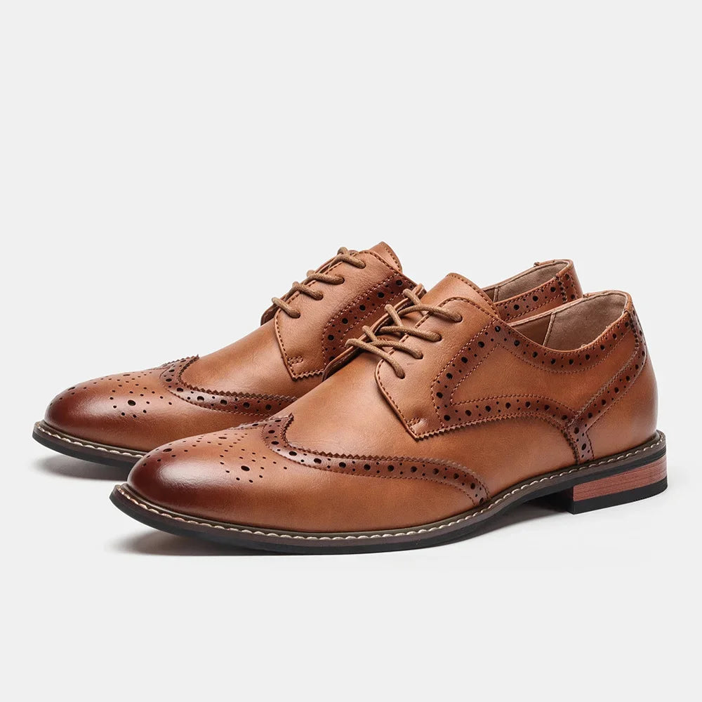 Mens Brogue Dress Shoes