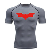 Mens Bat Print Compression Shirt