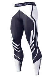 Mens Quick Dry Compression Running Tights