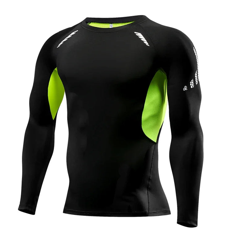 Mens Long Sleeve Compression Shirt