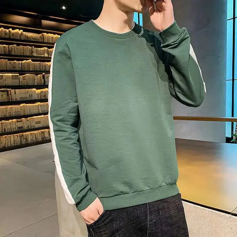 Patchwork Crewneck Sweatshirt