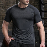 Mens Breathable Running Training T Shirt