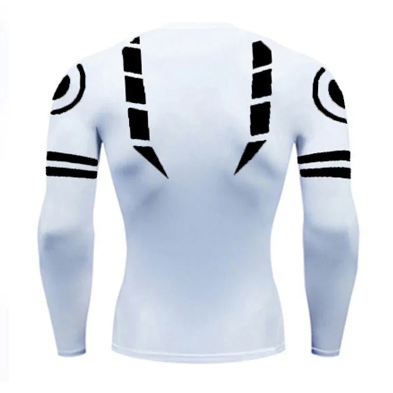 Mens Anime Compression Rash Guard