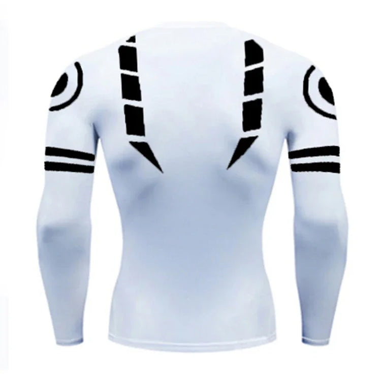 Mens Anime Compression Rash Guard