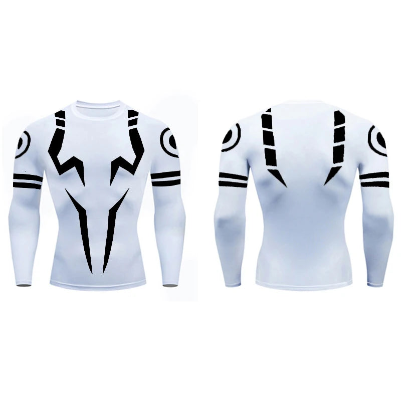 Mens Anime Compression Rash Guard