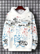 Graffiti Print Hoodie