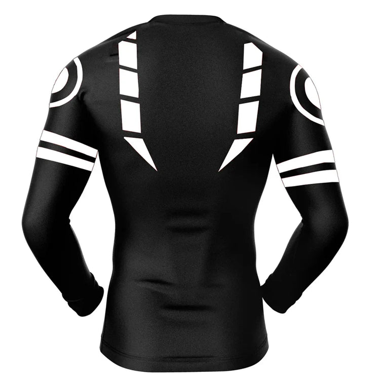 Mens Anime Compression Rash Guard