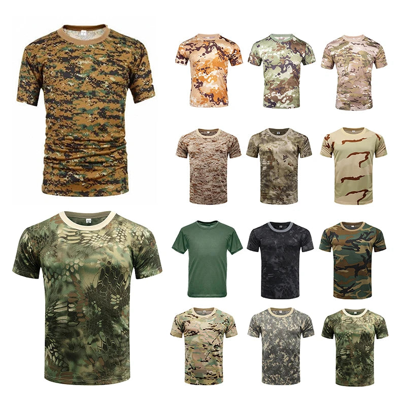 Mens Quick Dry Tactical T Shirt